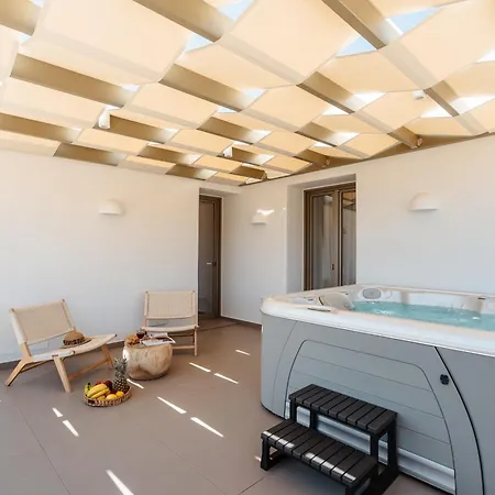 Villa Thalelion 3 Bedroom With Private Pool And Jacuzzi Naxos City