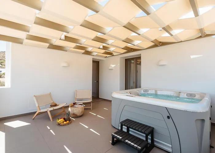 Villa Thalelion 3 Bedroom With Private Pool And Jacuzzi Agios Thaleleos